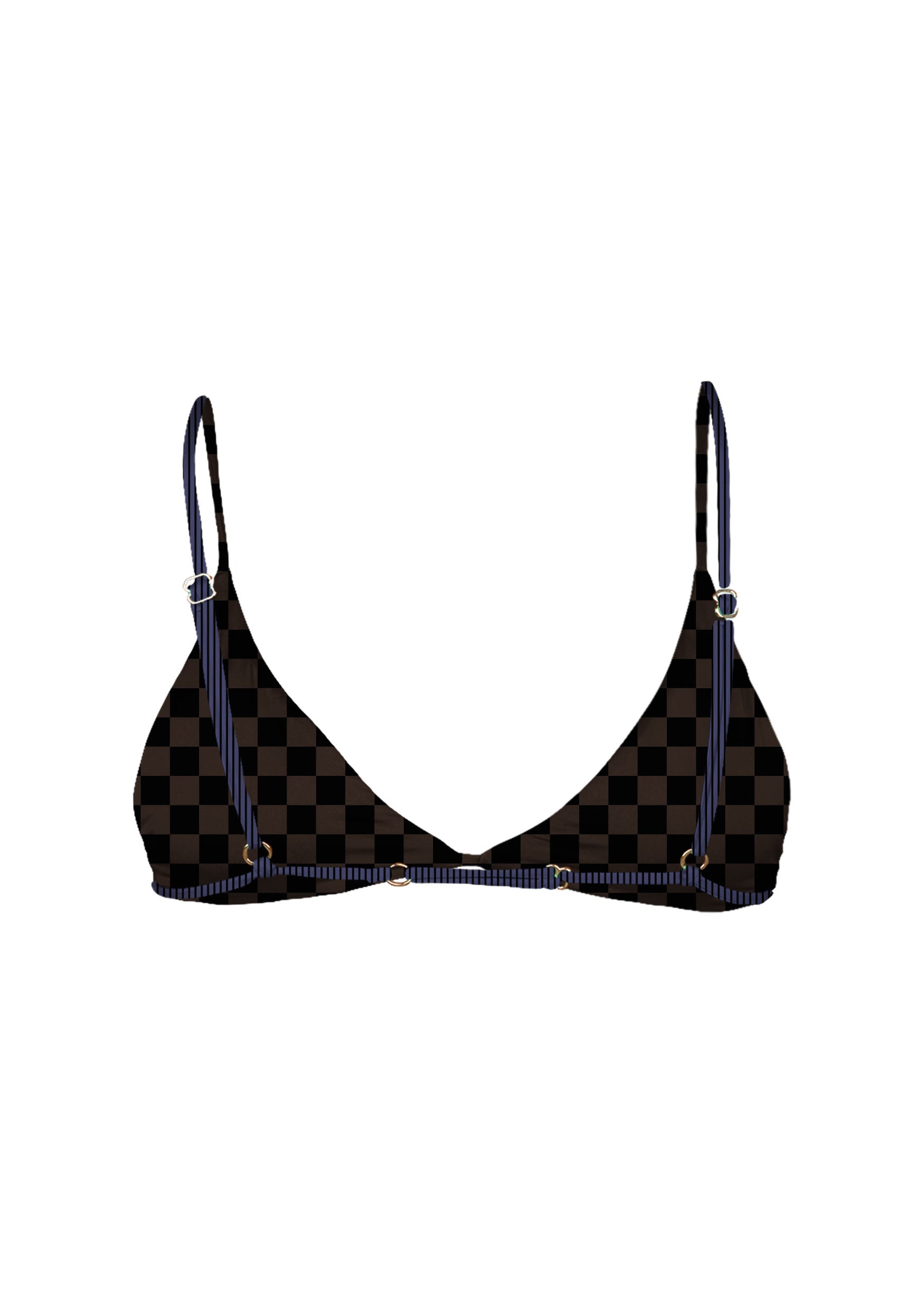 MAI String Top (Twilight Petal, Retro Check, Skipper Ribbed)