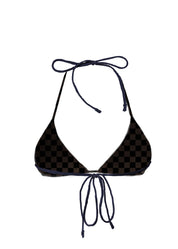 MAI Tie Top (Twilight Petal, Retro Check, Skipper Ribbed)