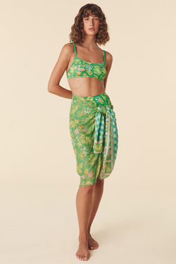 Flora Travel Scarf - Citrus Crush