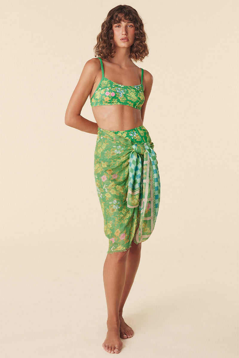 Flora Travel Scarf - Citrus Crush