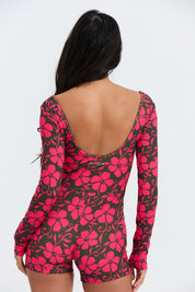 BENOA Long Sleeve Romper - Pupukea Pink
