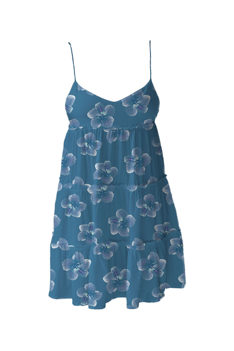 MAI Charlie Dress (Peach Oasis, Steel Blue)