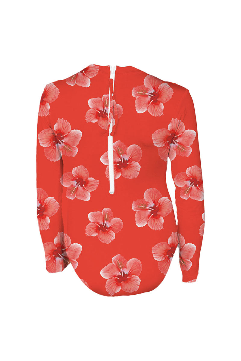 StrawberryHibiscusLittlesLongsleeveBodysuitBack.jpg