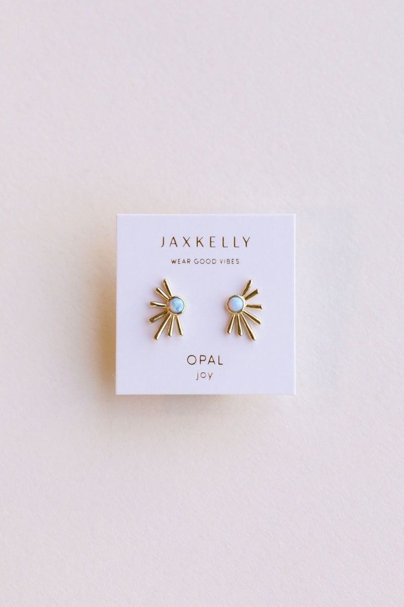 JAX KELLY Sun Ray - Fire Opal - Earring