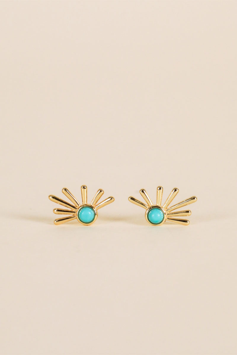 Sun Ray - Turquoise Earring