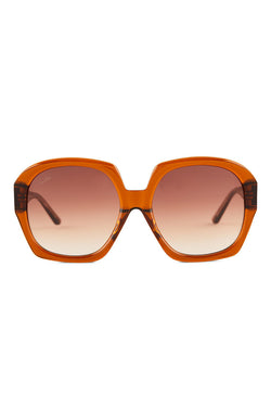 Suzanne cognac crystal + brown gradient