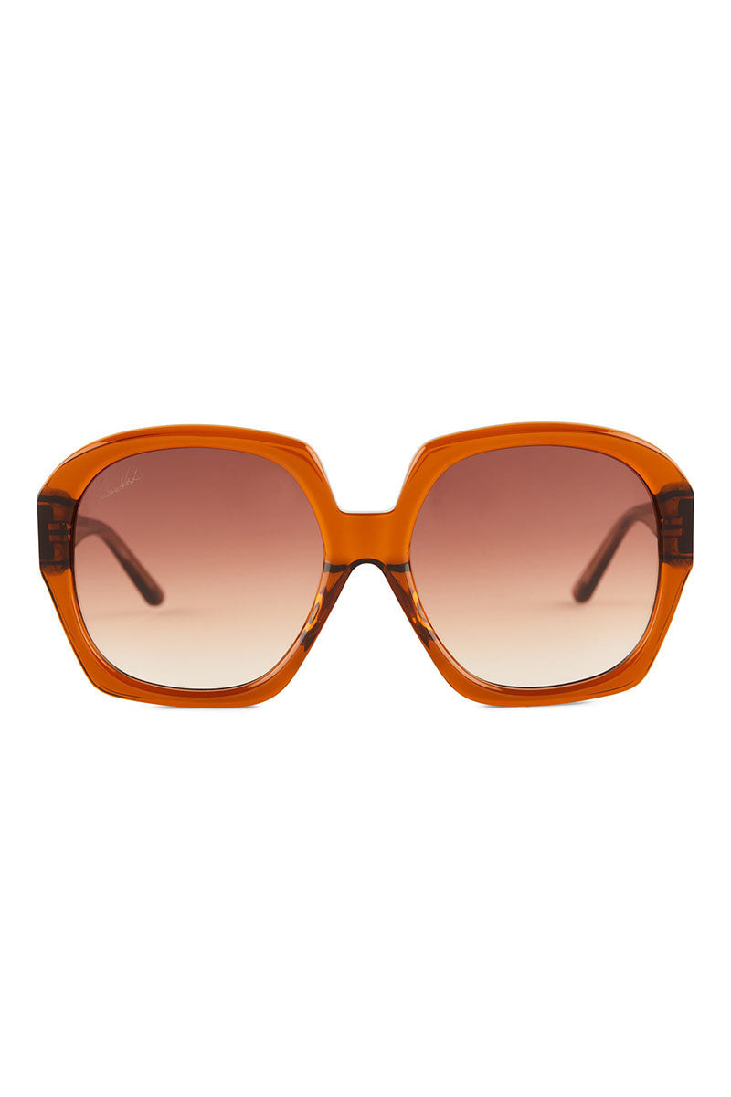 Suzanne cognac crystal + brown gradient