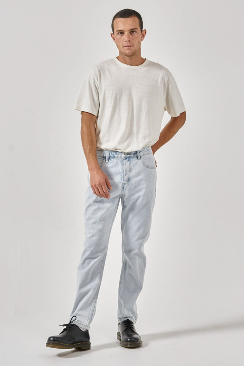 Unchopped Denim Jean - Faded Dust Blue