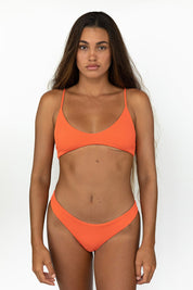 Everyday Bottom - Tiger Lily Ribbed, Azure