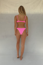 Toast Swim Knot Top - Guava