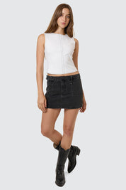 THRILLS Wyatt Skirt (Ash Black)
