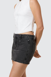 THRILLS Wyatt Skirt (Ash Black)