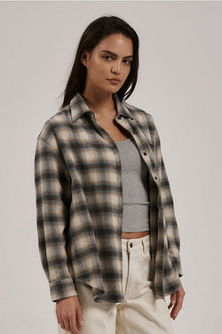 Barrio Flannel Shirt - Tarmac