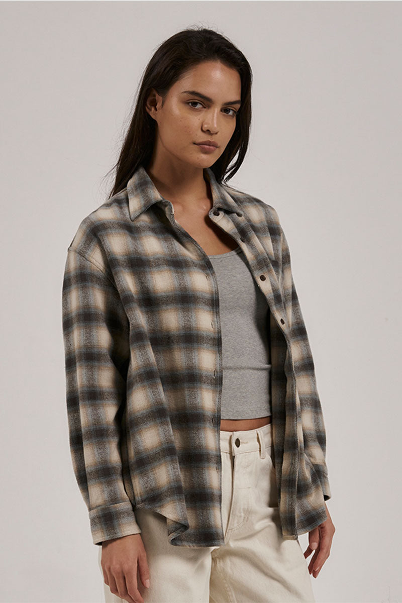 Barrio Flannel Shirt - Tarmac