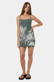 THRILLS Infinite Dopamine Mini Dress (Sea Pine)