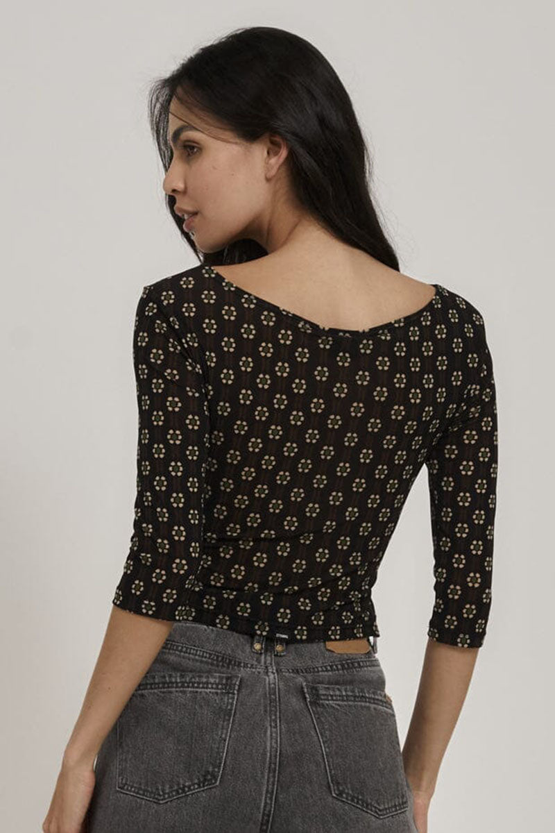 Jasmine Mesh Top - Black