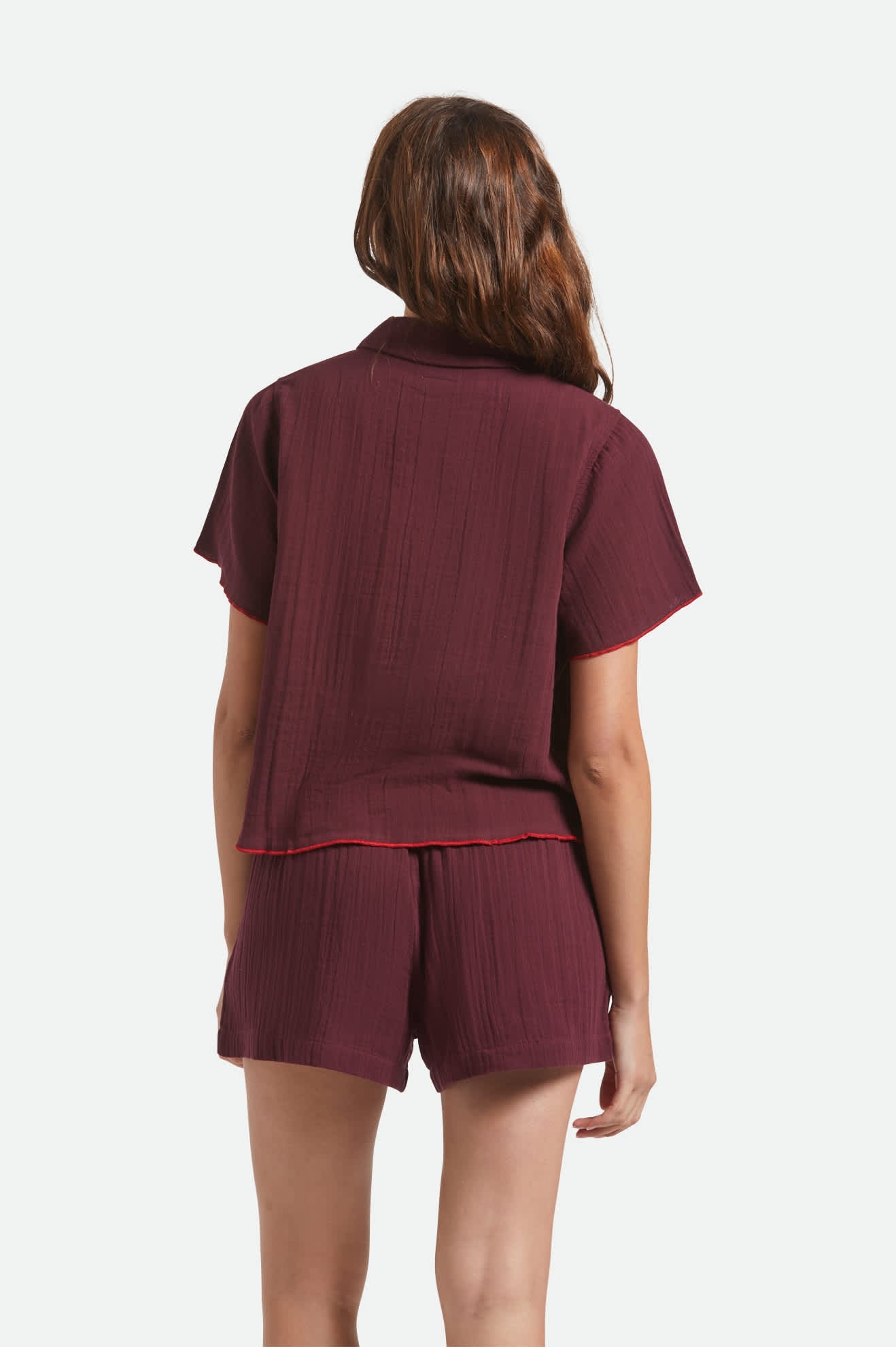 BRIXTON Wandering Tie Top (Port)