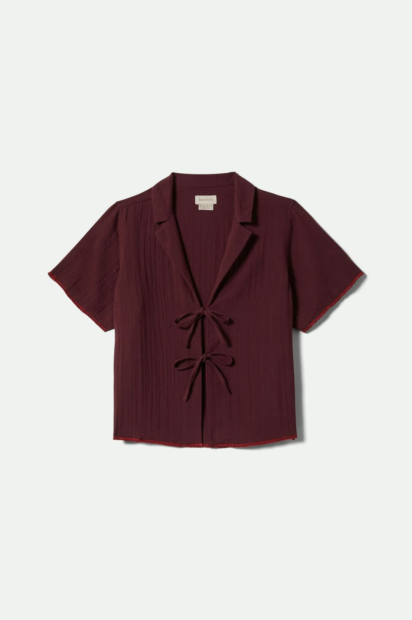 BRIXTON Wandering Tie Top (Port)