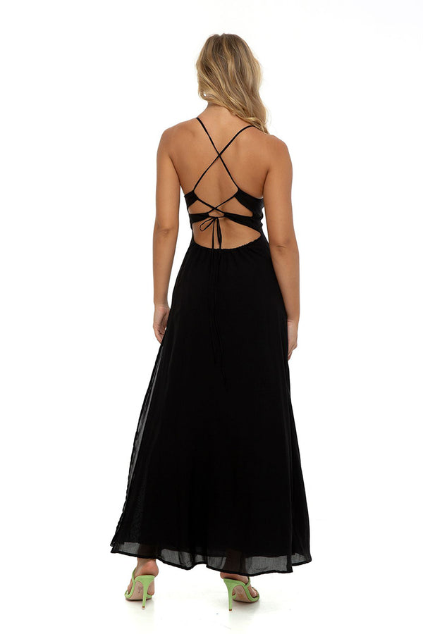 Zera Maxi Dress - Black