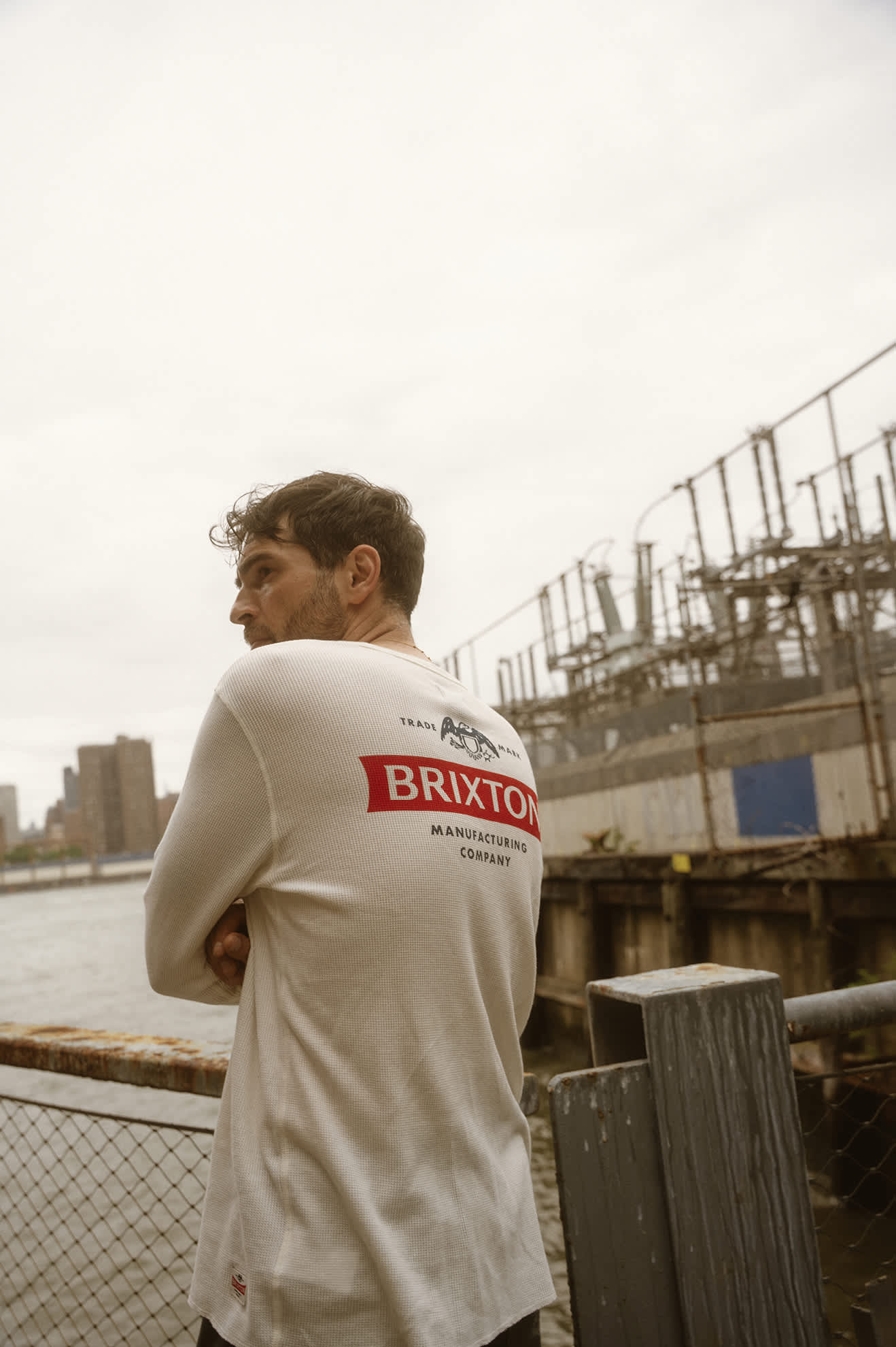 Brixton Altered Threads Thermal - Off White