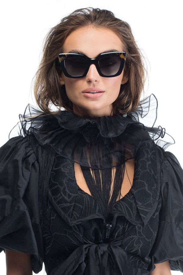 Brigada - Gloss Black Tort Brow / Pol Black Gradient Lens