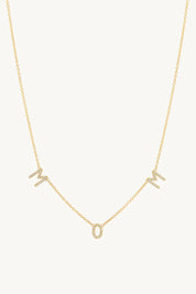 Diamond Mom Necklace YG