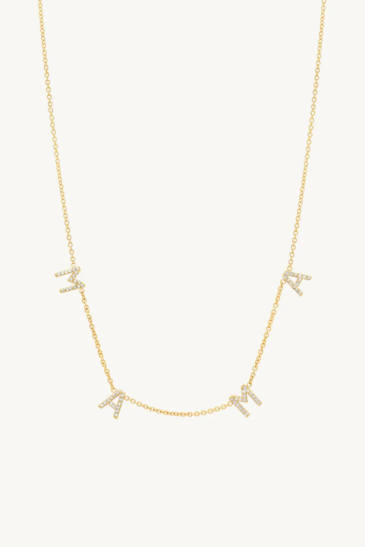 Diamond Mama Necklace YG