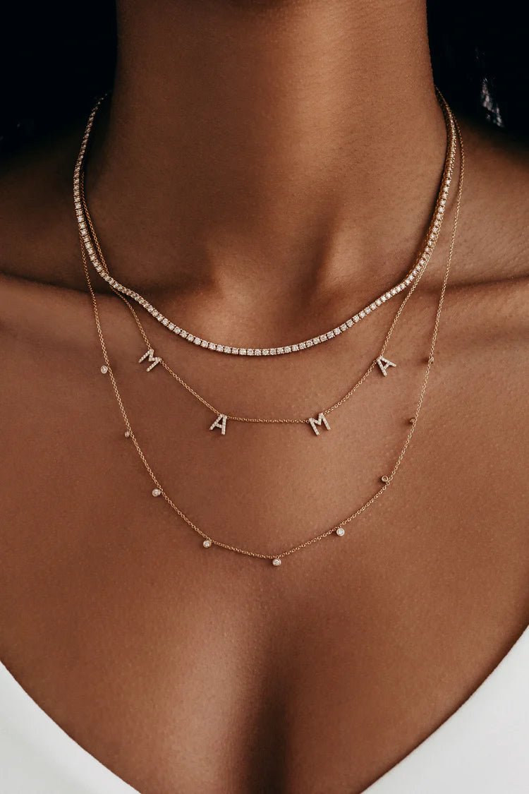 Diamond Mama Necklace YG