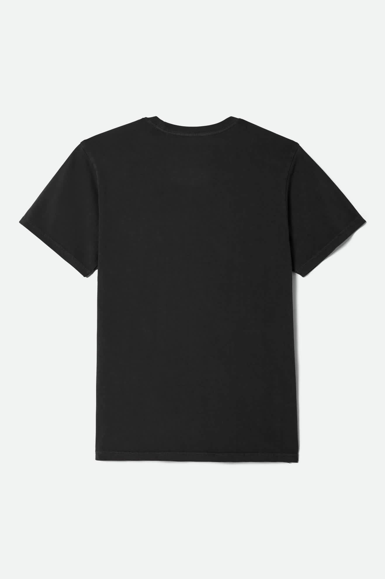 Brixton Briscoe T-Shirt - Black Worn
