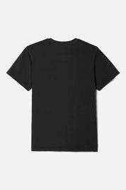 Brixton Briscoe T-Shirt - Black Worn