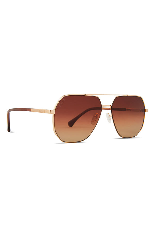 Monaco Brushed Gold Terracotta Gradient Polarized