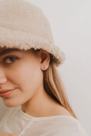 JAX KELLY Huggies - Fire Opal Earring
