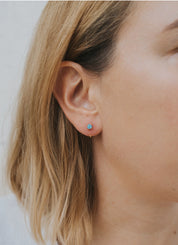 JAX KELLY Huggies - Fire Opal Earring