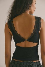 Free People Loved You First Lace Top
