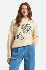 Brixton Ranching Club Sweater - Whitecap