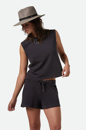 BRIXTON Carefree Muscle Tank (Black, Off White)