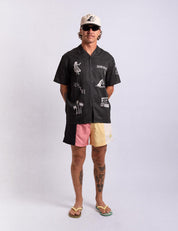 DUVIN Hurricane Palm Buttonup