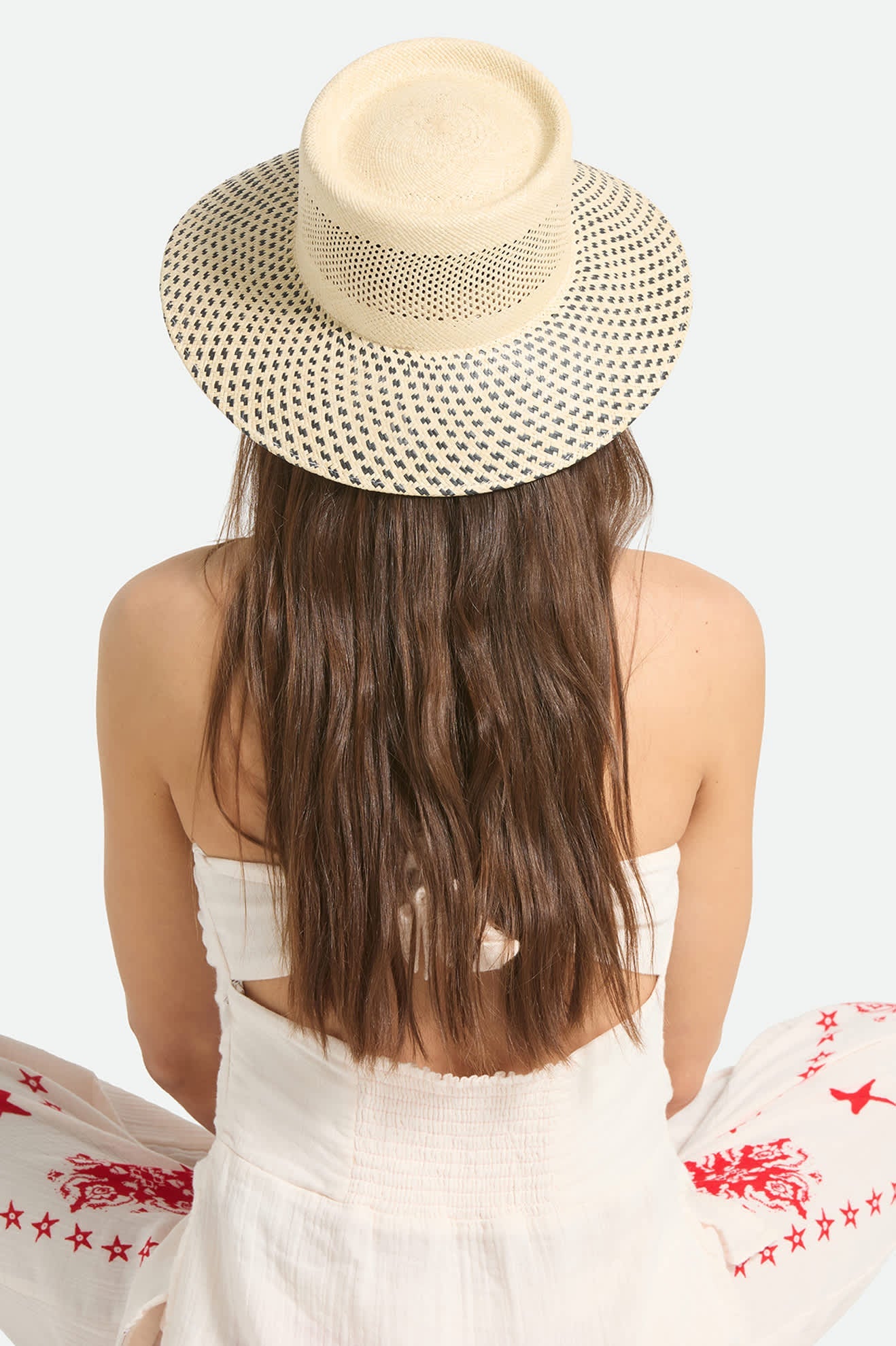 BRIXTON Lilith Bucket Hat - Natural/Black