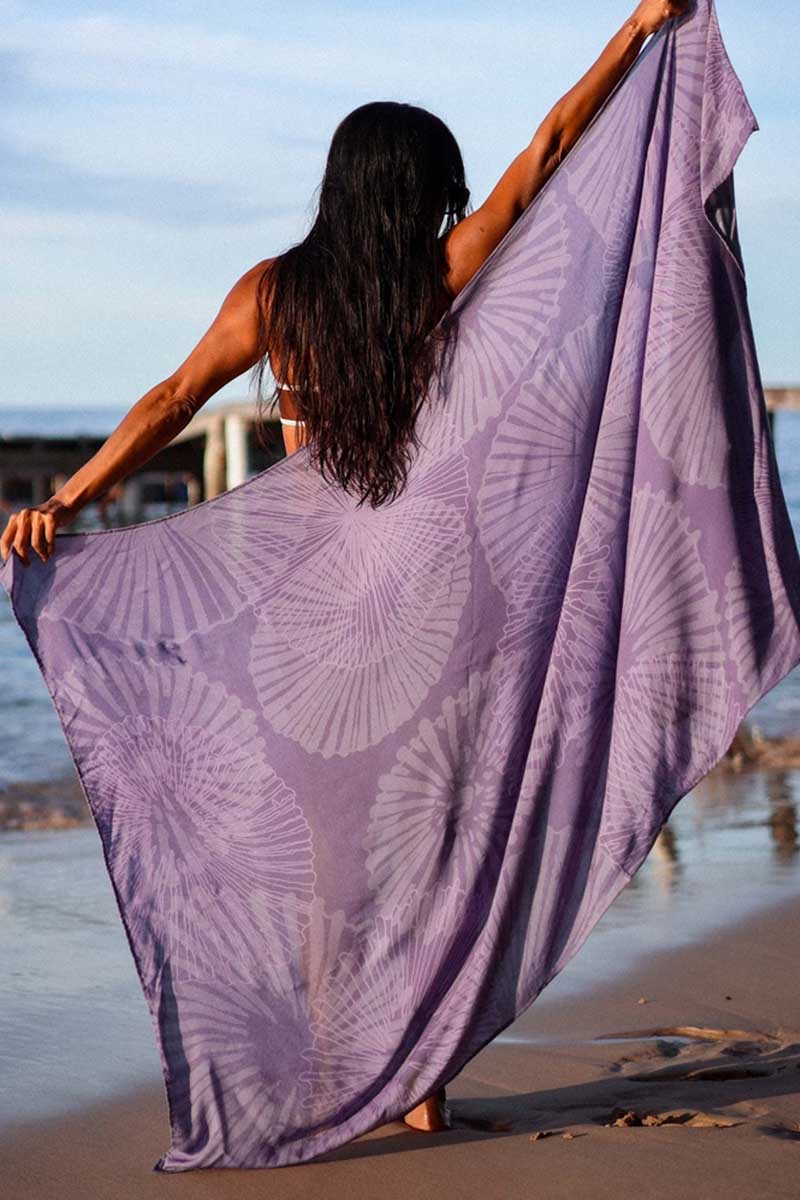 Wogeka Sarong - Ondoorzichtige luchtige strandhanddoek in bruin oranje voor dames en heren als pareo wikkelrok cover up strandjurk wrap voor het strand 48 Wogeka Sarong - Ondoorzichtige luchtige strandhanddoek in bruin oranje voor dames en heren als pareo wikkelrok cover up strandjurk wrap voor het strand 48