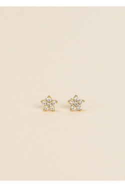 Pavé Stud Flower