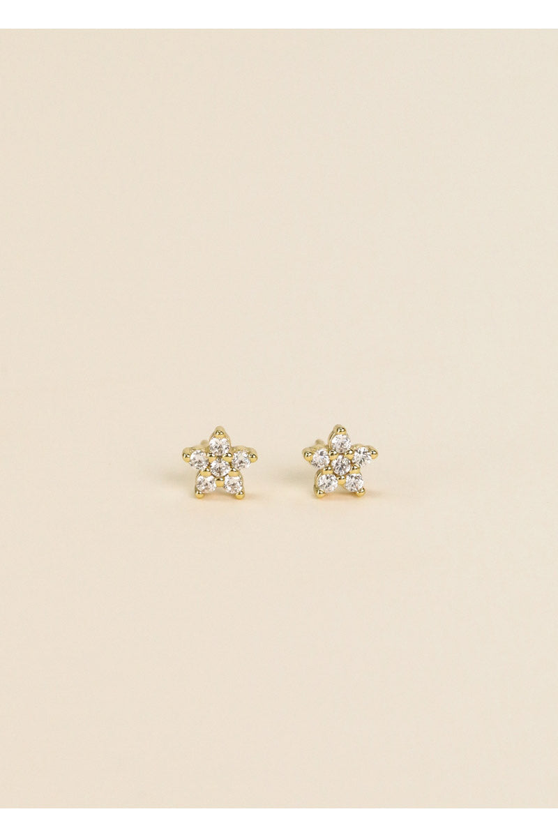 Pavé Stud Flower