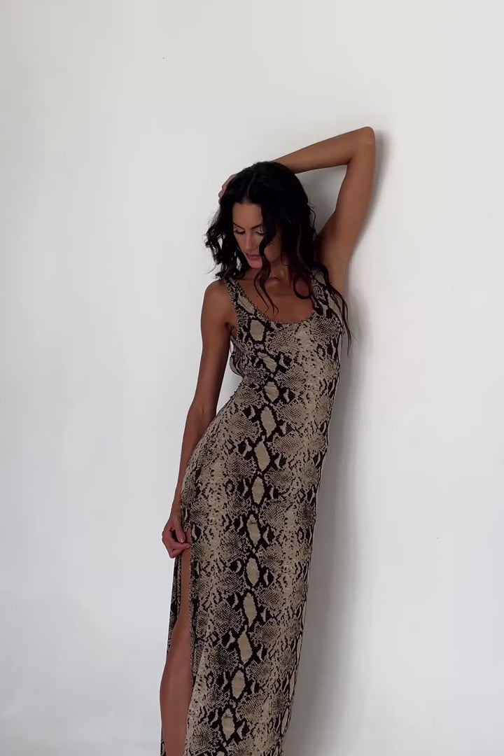 INDAH Sonya Maxi Dress (Python)