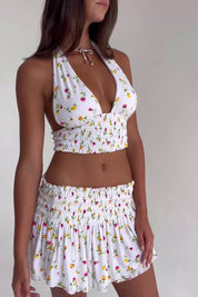 INDAH Romeo Skirt (Bebe White)