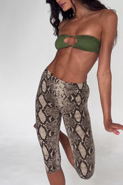 INDAH No.128 Capri Pant (Python)