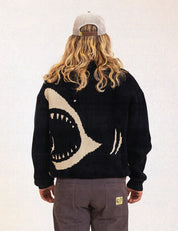 DUVIN Shark Crew Knit (Black)