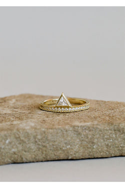 Stacked Triangle Ring