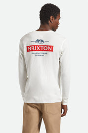 Brixton Altered Threads Thermal - Off White