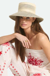 BRIXTON Lilith Bucket Hat - Natural/Black
