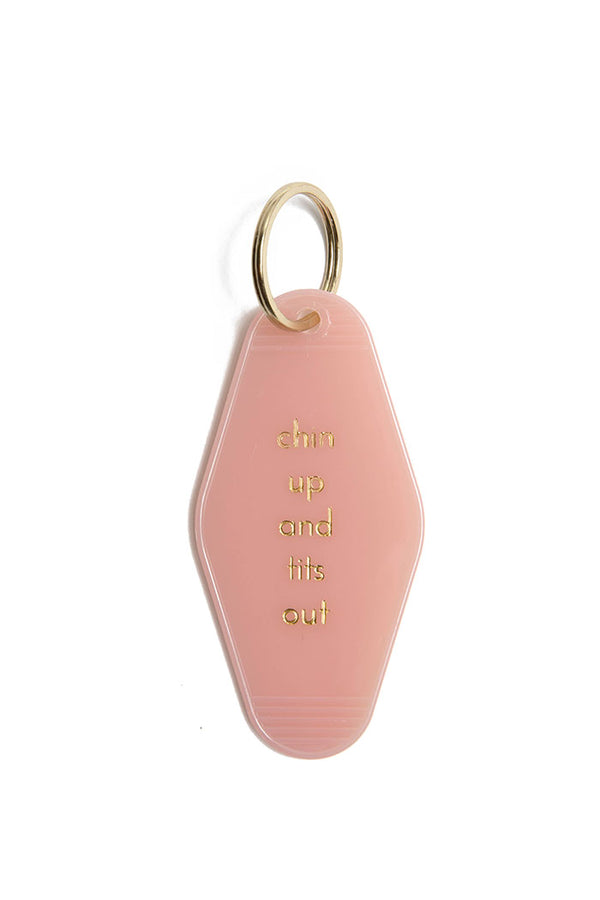 Chin Up Key Tag