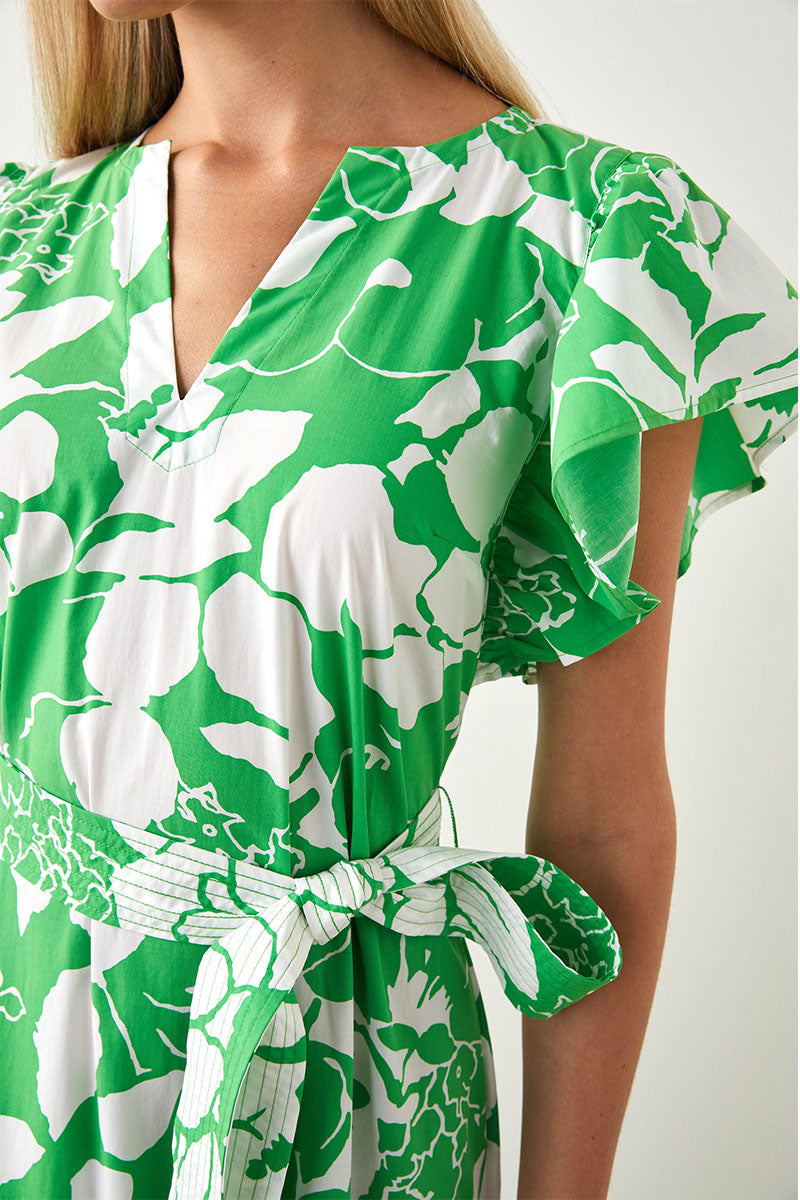 Gia Dress - Green Lotus